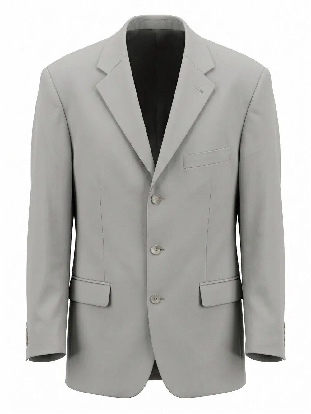 Pronto Uomo Charcoal Brown Wool Italian Cruise Buisiness Evening Size 42 Long